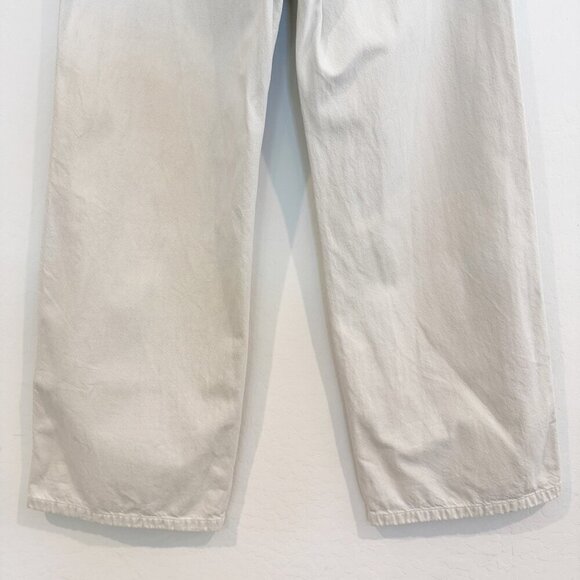 Favorite Daughter Denim The Masha Wide Leg Jeans Stone Cream Beige Plus Size 32 - Picture 12 of 14